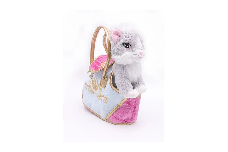 Princess Style Collection Pet Puppy Plush & Trendy Tote Bag